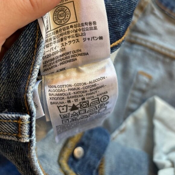 Levi's 501 high waisted button fly jeans 36x33 (men’s) - like new! - Picture 4 of 8